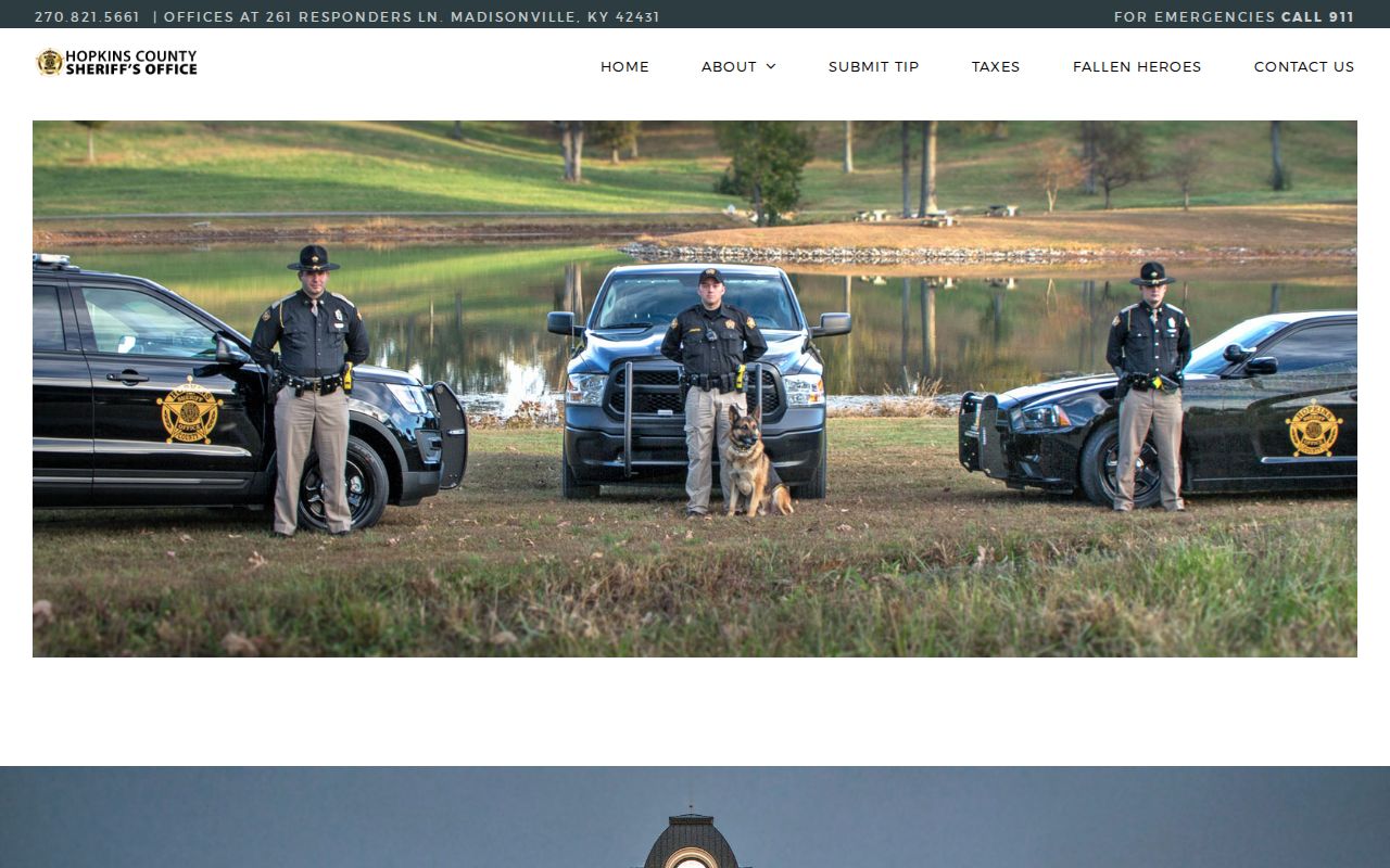 Hopkins County arrest lookup sheriff office website
