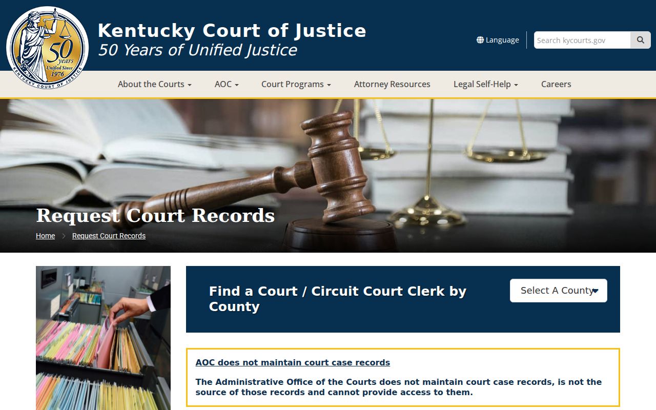 Hopkins County criminal court case record request instructions